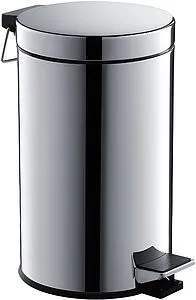 Ведро для мусора Aquatek хром AQ4992CR, 1