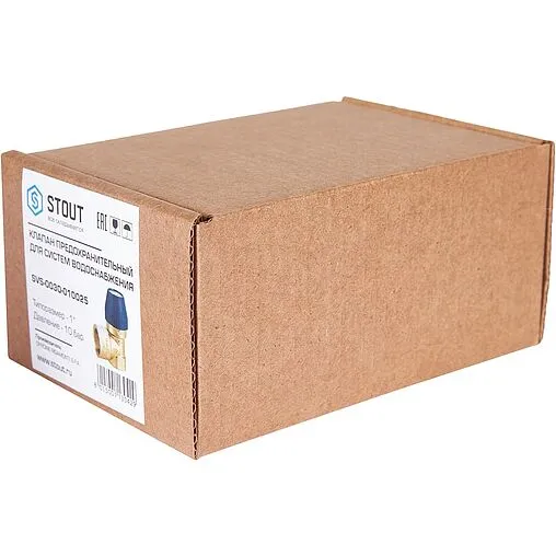 Клапан предохранительный 1&quot; 10 бар Stout SVS-0030-010025