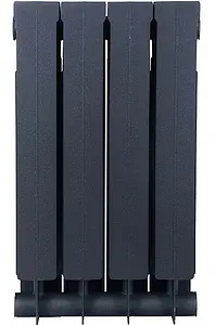 Радиатор биметаллический 4 секции Global Style Plus 500 черный Радиатор биметаллический 4 секции Global Style Plus 500 черный, 4