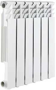 Радиатор биметаллический 6 секций Rommer Optima Bm 500 RBM-0210-050006 Радиатор биметаллический 6 секций Rommer Optima Bm 500 RBM-0210-050006, 1