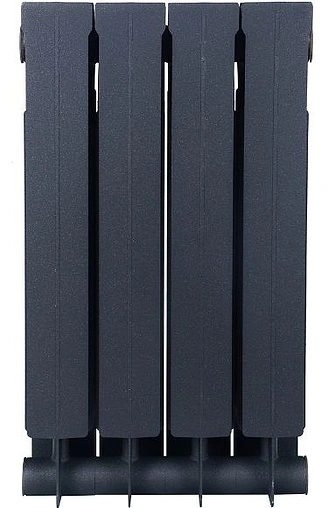 Радиатор биметаллический 4 секции Global Style Plus 500 черный