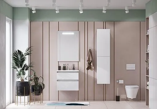 Шкаф-пенал подвесной Roca The Gap 35 белый A857427806