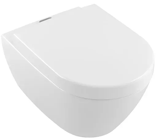 Унитаз подвесной безободковый Villeroy&amp;Boch Subway 2.0 CeramicPlus белый 5614A1R1