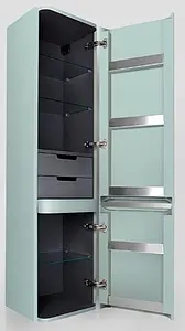 Шкаф-пенал подвесной Am.Pm Sensation 40 R мятный M30CHR0406GG Шкаф-пенал подвесной Am.Pm Sensation 40 R мятный M30CHR0406GG, 3