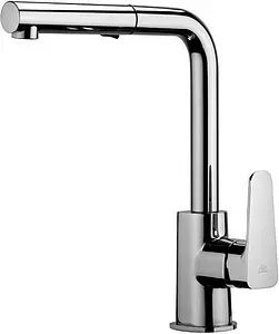 Смеситель для кухни с выдвижным изливом Paffoni Sly хром SY285CR Смеситель для кухни с выдвижным изливом Paffoni Sly хром SY285CR, 1