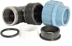 Уголок компрессионный переходной 32мм x 1&quot;в Unipump 35197, 2