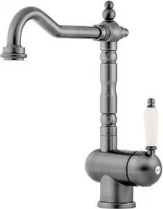 Смеситель для кухни Omoikiri Kyoto-SI античное серебро 4994297, 1