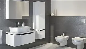 Шкаф-пенал подвесной Cersanit Street Fusion 35 белый B-SL-SF Шкаф-пенал подвесной Cersanit Street Fusion 35 белый B-SL-SF, 4