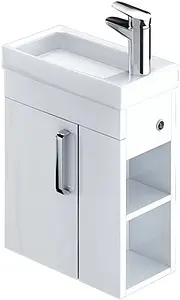 Тумба-умывальник подвесная IDDIS Torr 40 белый TOR40WRi95K Тумба-умывальник подвесная IDDIS Torr 40 белый TOR40WRi95K, 1