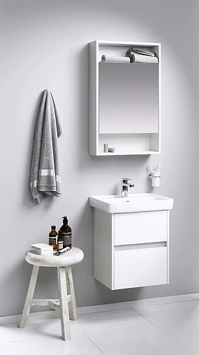 Шкаф-зеркало Aqwella City 50 дуб канадский SIT0405DK