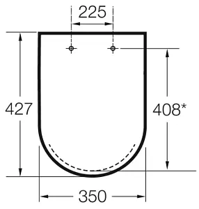 Крышка-сиденье для унитаза с микролифтом Roca Gap Clean Rim белый 801732004, 2