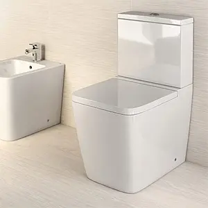 Унитаз-компакт Roca Inspira Square белый 342537000+341520000 Унитаз-компакт Roca Inspira Square белый 342537000+341520000, 5