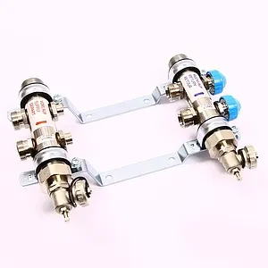 Группа коллекторная без расходомеров 2 отвода 1&quot;н/н x ¾&quot;ек Uni-fitt 456W4302, 2