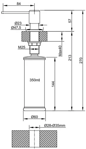 Дозатор Franke Sirius сахара 119.0500.477 Дозатор Franke Sirius сахара 119.0500.477