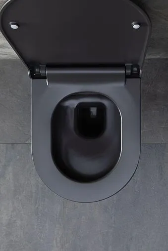 Унитаз подвесной безободковый Allen Brau Priority антрацит 4.31001.AN