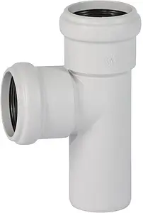 Тройник внутренний бесшумный D=58x58мм Угол 87° Ostendorf Skolan Safe SKEA 332400, 1