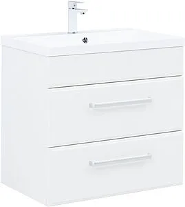 Тумба-умывальник Aquanet Лукка 75 белый 00302397+00281221, 1