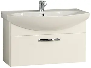 Тумба-умывальник подвесная Aquaton Ария 80 белый 1A1417K0AA010 Тумба-умывальник подвесная Aquaton Ария 80 белый 1A1417K0AA010, 1