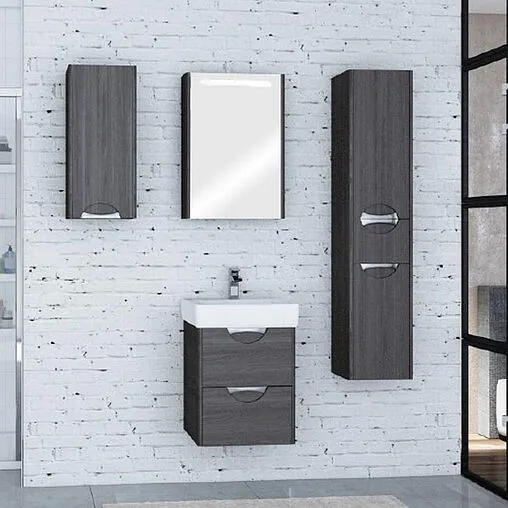 Тумба под умывальник Aquaton Сильва 50 дуб макиато 1A211701SIW50