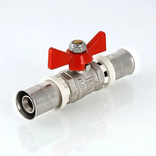 Кран шаровый для мп трубы 16мм x 16мм Valtec VT.243.N.1616