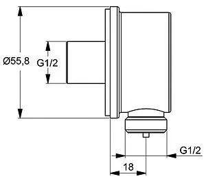 Душевая система со смесителем для душа Ideal Standard Ceraflex хром BC447AA Душевая система со смесителем для душа Ideal Standard Ceraflex хром BC447AA, 4