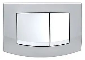 Клавиша смыва для унитаза TECEambia 9240253 кнопки/хром глянцевый, панель/хром матовый Клавиша смыва для унитаза TECEambia 9240253 кнопки/хром глянцевый, панель/хром матовый, 1