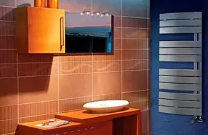 Полотенцесушитель водяной лесенка Lazzarini Pieve 1080х550 полированная сталь 386307, 2