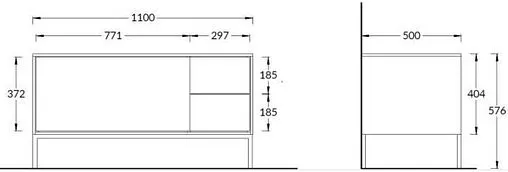 Тумба-умывальник Kerama Marazzi Atollo 80 древесный Wood AT.110\WD+