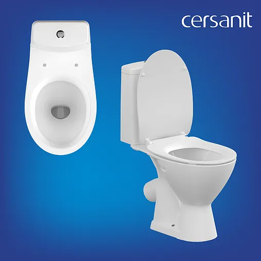 Унитаз-компакт Cersanit Flavis 031 3/6 DPL EO slim белый 64288 Унитаз-компакт Cersanit Flavis 031 3/6 DPL EO slim белый 64288