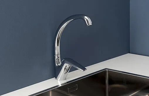 Смеситель для кухни Aquanet Conte хром SD91385 Смеситель для кухни Aquanet Conte хром SD91385