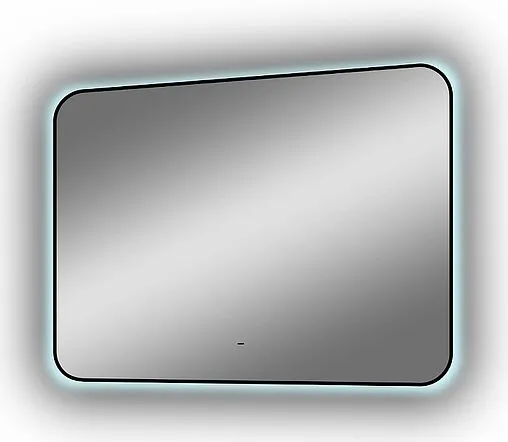 Зеркало с подсветкой Continent Torry Led 100x70 с фоновой подсветкой, бесконтактным сенсором белый ЗЛП1528