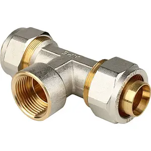 Тройник компрессионный переходной 32мм x 1"в x 32мм APE 732L 1x32, 1