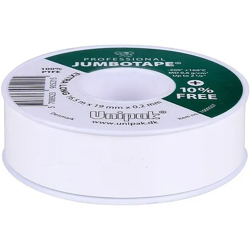 Лента ФУМ 19 x 0.2мм x 16,5м Unipak Jumbotape Prof 1000507