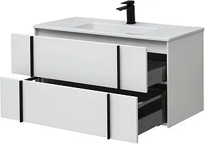 Тумба под умывальник подвесная Allen Brau Reality 100 белый 1.32007.WM Тумба под умывальник подвесная Allen Brau Reality 100 белый 1.32007.WM, 5