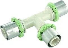 Тройник пресс соединительный 20мм Comap SkinPress PPSU P130L20 Тройник пресс соединительный 20мм Comap SkinPress PPSU P130L20