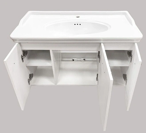 Тумба-умывальник подвесная Comforty Палини 100 белый 00004148011CF