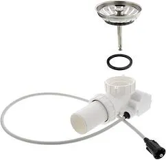 Набор доукомплектации клапаном-автоматом Blanco нержавеющая сталь/белый 118979