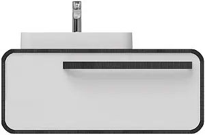 Тумба-умывальник подвесная ISVEA Soffice 110 дуб серый/белый 23SQS317115I+10SQ50057SV Тумба-умывальник подвесная ISVEA Soffice 110 дуб серый/белый 23SQS317115I+10SQ50057SV, 1