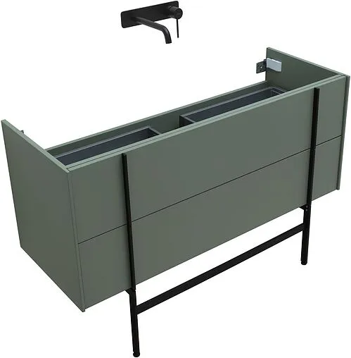 Тумба-умывальник подвесная Allen Brau Reality 120 олива 1.32008.CGM+