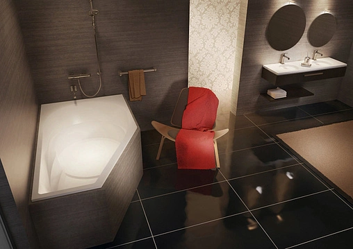 Ванна акриловая Riho YUKON 160x90 L B009001005