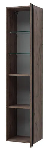 Шкаф-пенал подвесной Aquanet Lino 35 дуб веллингтон 00253914