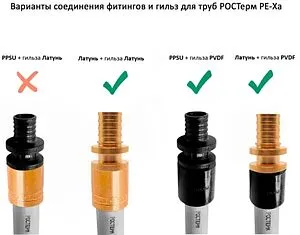 Труба сшитый полиэтилен РОСТЕРМ 20 x 2.8 мм PE-Xa EVOH бухта 100м 100018669, 5