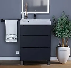 Тумба под умывальник напольная Uperwood UPD Tanos 60 чёрный 291020332 Тумба под умывальник напольная Uperwood UPD Tanos 60 чёрный 291020332, 4