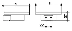 Мыльница Keuco Plan хром 14955019000 Мыльница Keuco Plan хром 14955019000, 4