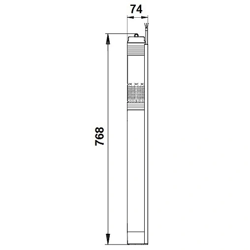 Насос скважинный центробежный 3&quot; Grundfos SQЕ 1-65 96510142