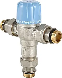 Трехходовой термостатический смесительный клапан ½" +35...+50°С Kvs 1.9 Valtec Thermomix VT.MT10RU Трехходовой термостатический смесительный клапан ½" +35...+50°С Kvs 1.9 Valtec Thermomix VT.MT10RU, 1