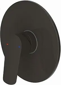 Смеситель для душа скрытого монтажа Bravat Rhein чёрный матовый PB8429564BW-ENG, 1