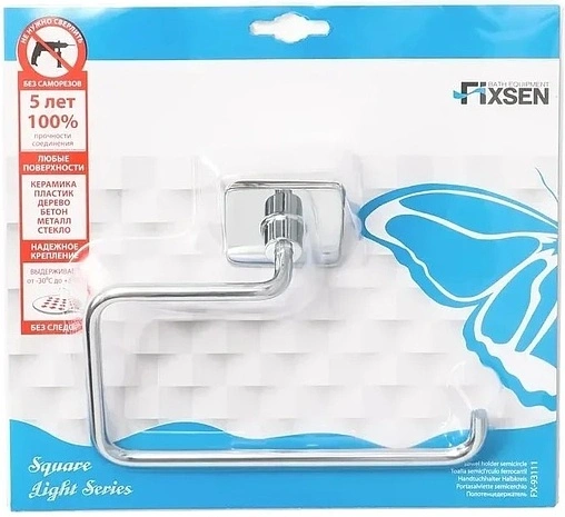 Полотенцедержатель Fixsen Square хром FX-93111 Полотенцедержатель Fixsen Square хром FX-93111