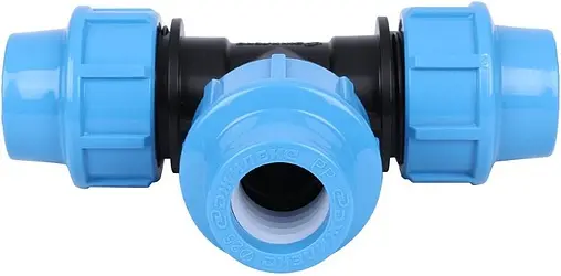 Тройник компрессионный соединительный 25мм x 25мм x 25мм Джилекс 9325