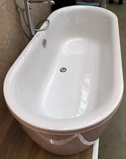 Ванна акриловая отдельностоящая Cezares Metauro Central 180x80